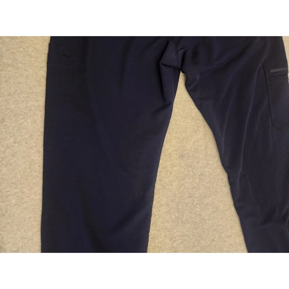 Figs Scrub Pants Mens 2XL Navy‎ Blue Technical Collection Elastic Waist TM3001